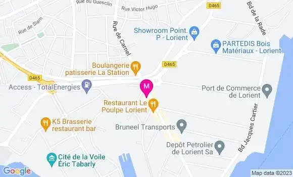 Localisation Restaurant  Le Neptune