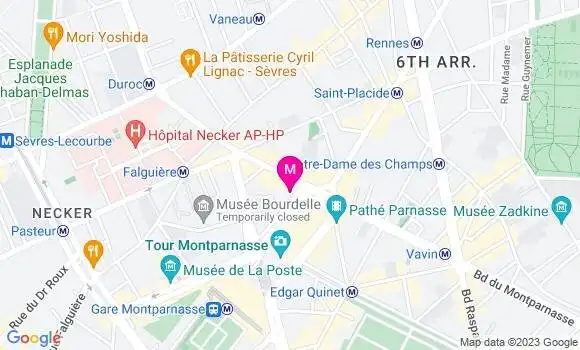 Localisation Bistrot Bistro de la Tour