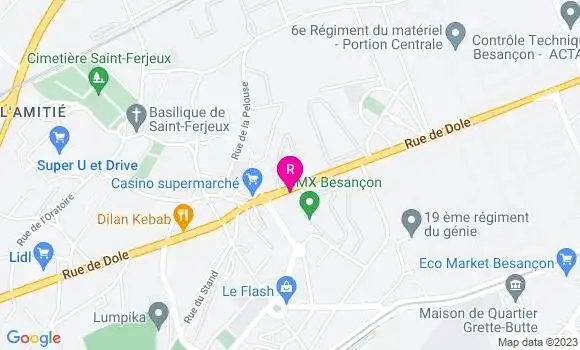 Localisation Restaurant  La Formule