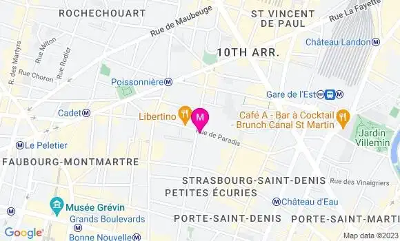Localisation Restaurant Italien Sonata Paradis