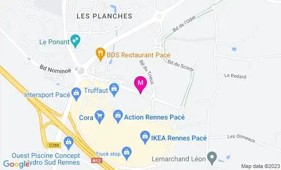 Localisation Restaurant  Bds
