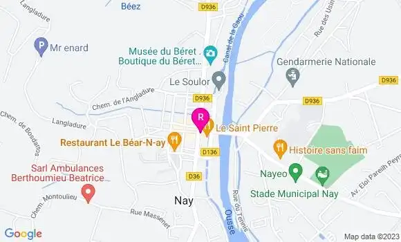 Localisation Café Le Moderne