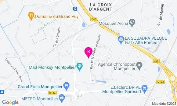 Localisation Restaurant  La Cantine de la Manufacture