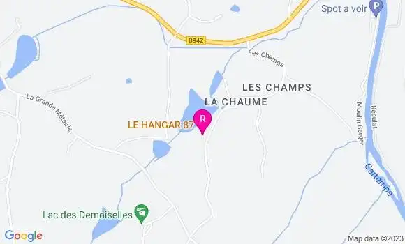 Localisation Restaurant  Le Hangar 87