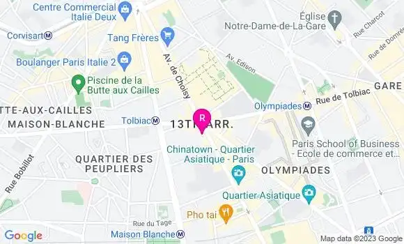 Localisation Restaurant Africain Moonlight