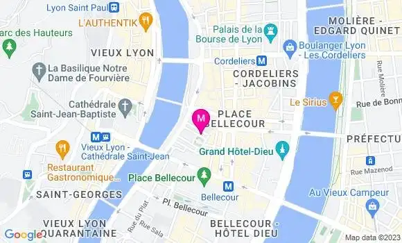 Localisation Brasserie La Scène