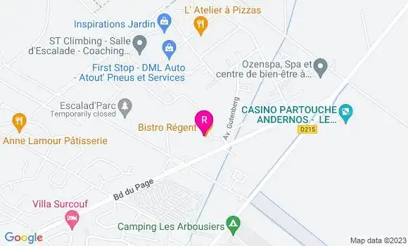 Localisation Bistrot Bistro Régent
