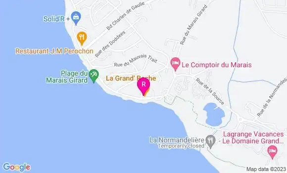 Localisation Restaurant  La Grand Roche