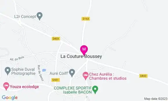 Localisation Pizzeria Le Monalisa