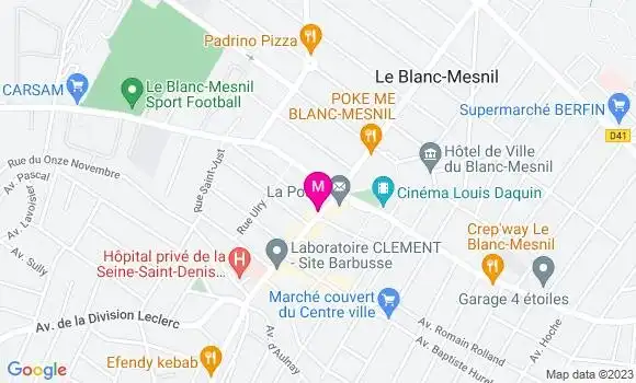 Localisation Restaurant  Aux 2 Frères