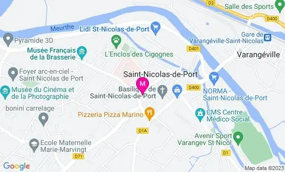 Localisation Brasserie des Sports