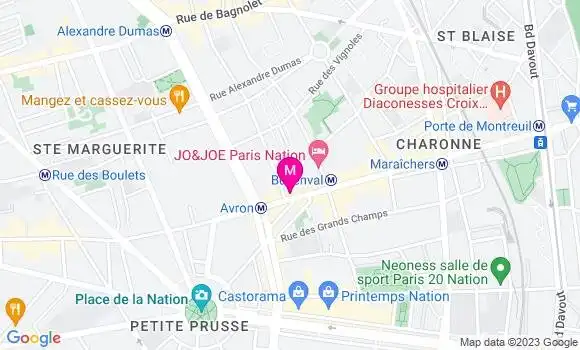Localisation Le Bistrot d