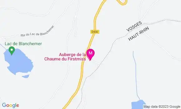 Localisation Auberge du Firstmiss