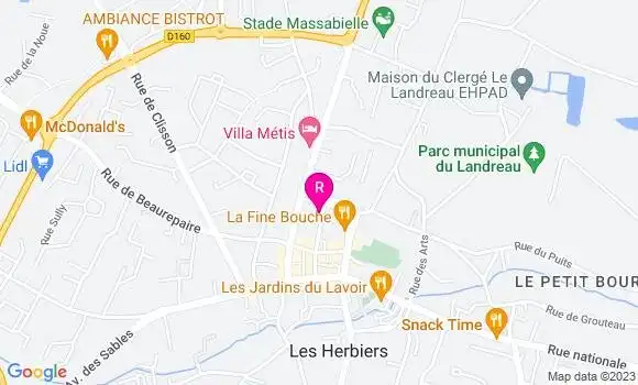 Localisation Restaurant  Marcel et Renée