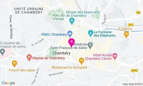 Localisation Restaurant  Café Chabert