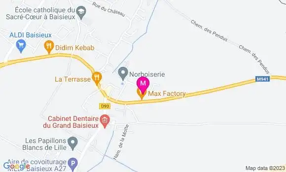 Localisation Restaurant  Max Factory