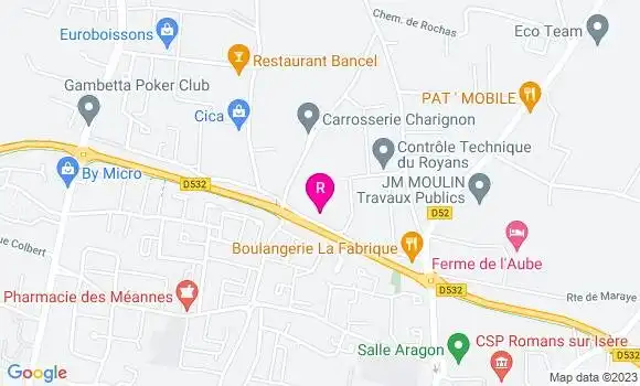 Localisation Restaurant  La Cuisine de Jeanne
