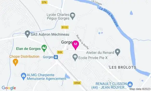 Localisation Pizzeria Scaramouche