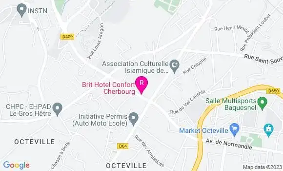 Localisation Katana Sushi Cherbourg