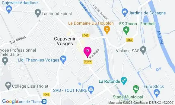 Localisation Restaurant  Le Vosgeois