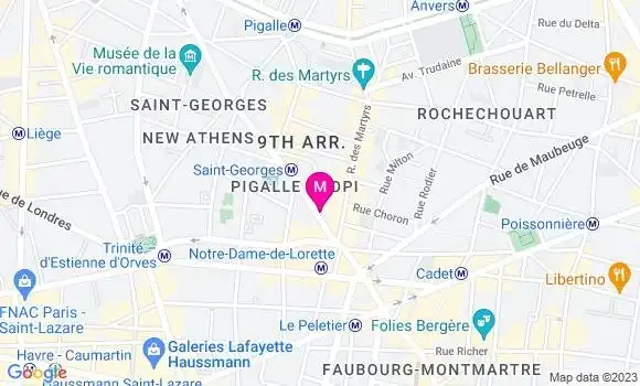 Localisation Restaurant Bar Le Grain de Folie