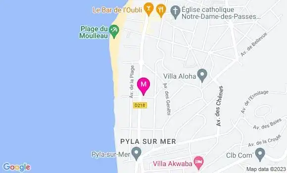 Localisation Restaurant  Club Paradiso