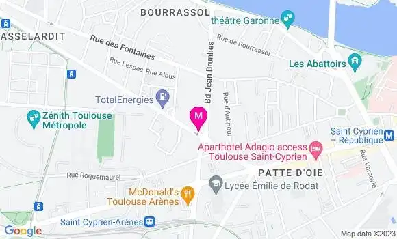 Localisation Restaurant  Le Midhall