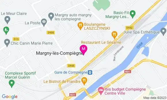 Localisation Brasserie Le Scapin