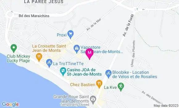 Localisation Restaurant Bar Le Bien Heureux