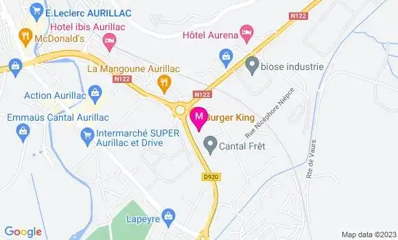 Localisation Restaurant  Au Bureau