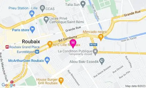 Localisation Pizzeria Il Canaletto