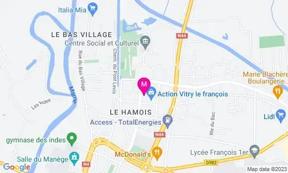 Localisation Restaurant Grill Le Grill du Hamois