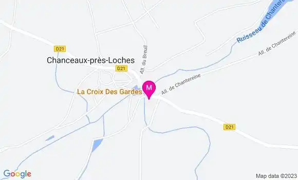 Localisation Restaurant  La Croix des Gardes