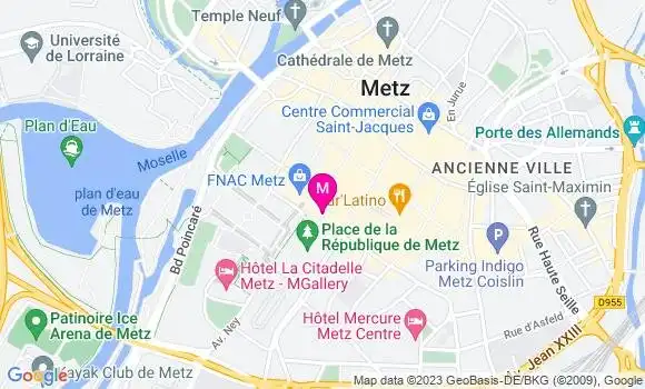 Localisation Restaurant  Maison Carrée