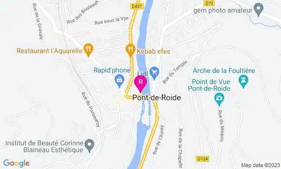 Localisation Restaurant la Tannerie
