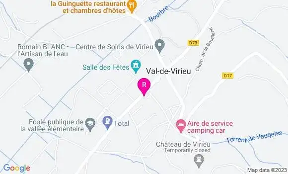 Localisation Restaurant  Le Vallon Gourmand