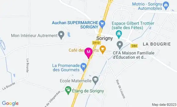 Localisation Restaurant  O
