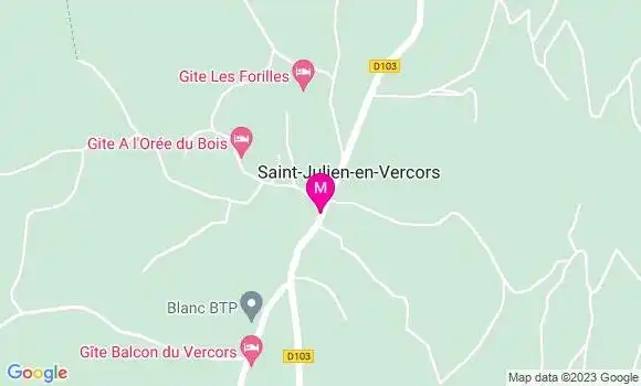 Localisation Restaurant  Café Brochier