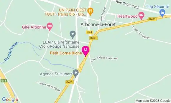 Localisation Restaurant  Petit Corne Biche