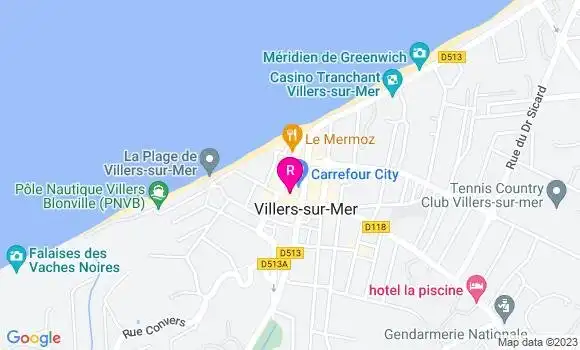 Localisation La Crêperie du Menhir