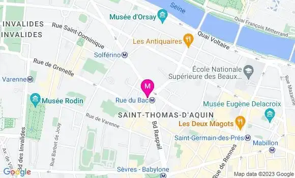 Localisation Restaurant  Le Saint Germain