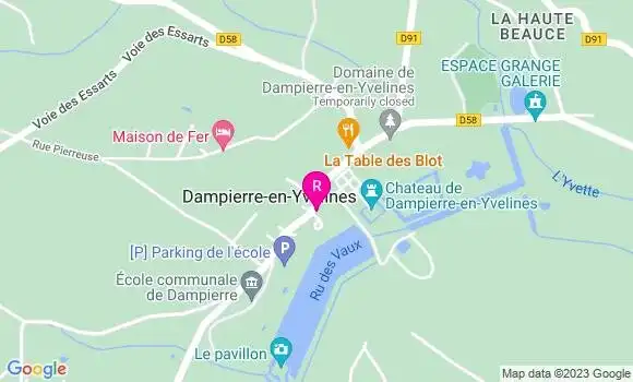 Localisation Restaurant  Le P