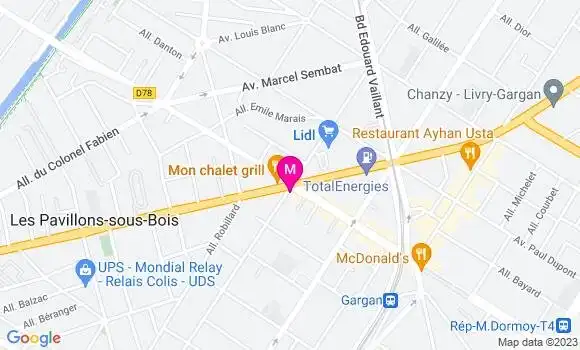 Localisation Restaurant  Leader Poulet