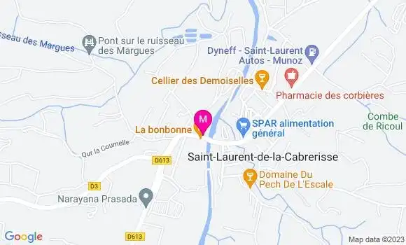 Localisation Restaurant  La Vieille Dame