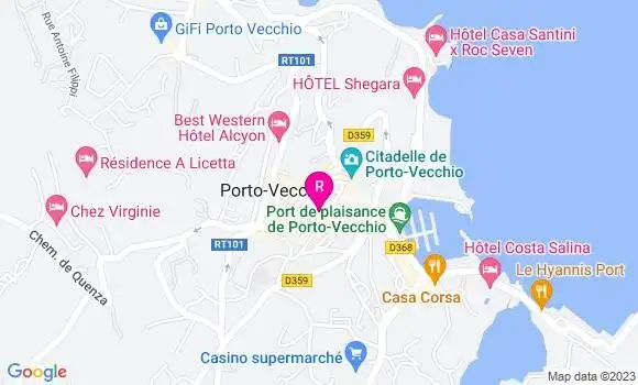 Localisation Restaurant  A Stonda