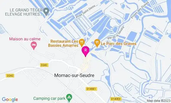 Localisation Crêperie La Gourmandine