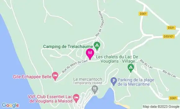 Localisation Restaurant  Le Trélach