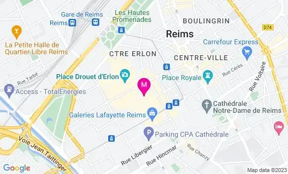 Localisation Restaurant  La Bohème