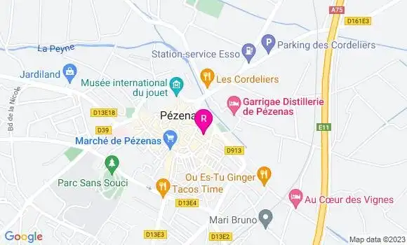 Localisation Brasserie du 14