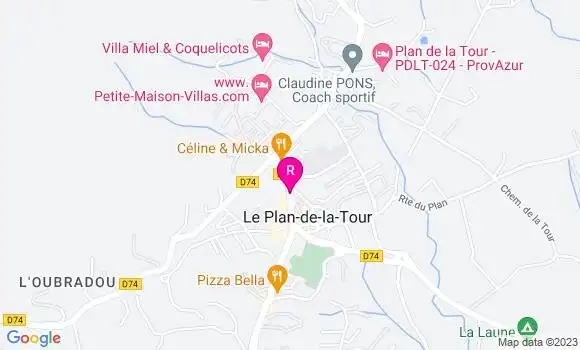 Localisation Crêperie Le Bon Coin